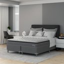Ver imagem 1 de Cama Box Queen D40 Classic C Pillow 158x198x54cm Branco/Cinza Montreal