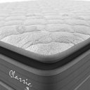 Ver imagem 7 de Cama Box Queen D40 Classic C Pillow 158x198x54cm Branco/Cinza Montreal