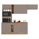 Ver imagem 2 de Cozinha Compacta 7 Portas 2 Gavetas com Balcão Tampo Ferrara da Poliman Móveis