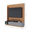 Ver imagem 2 de Home para TV ate 75 Polegadas Torino Freijo Cinza Fosco