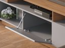 Ver imagem 4 de Home para TV ate 75 Polegadas Torino Freijo Cinza Fosco