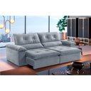 Ver imagem 1 de Sofá Retrátil e Reclinável Atenas 1,80m 02 Lugares Mola Ensacada TXR