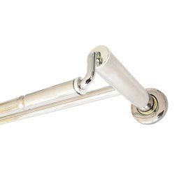 01 Porta Toalha Toalheiro De Parede Cromado 55cm Modelo Romano Luxuoso - 4