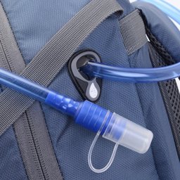 Mochila Viagem Caminhada Trekking Acampamento Resistente 40L:Cinza Azulado - 4