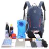 Mochila Viagem Caminhada Trekking Acampamento Resistente 40L:Cinza Azulado - 9