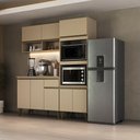 Ver imagem 1 de Armário de Cozinha Compacta Atlanta Skyline Carraro Amêndoa
