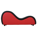 Ver imagem 2 de Poltrona Divã Recamier Tântrico Preto Vermelho Sofá Desire