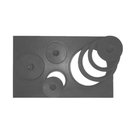 Ver imagem 1 de Chapa Redução Paraná Multiuso Ferro Fundido 4 Furos 69x49cm