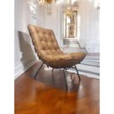 Ver imagem 4 de Kit Poltrona Costela com Puff para Sala Courissimo Caramelo