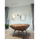 Ver imagem 5 de Kit Poltrona Costela com Puff para Sala Courissimo Caramelo