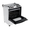 Fogão Brastemp 5 Bocas com Mesa de Inox Automático Bivolt Branco - 2