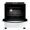 Ver imagem 3 de Fogão Brastemp 5 Bocas com Mesa de Inox Automático Bivolt Branco