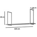 Ver imagem 2 de Prateleira Quarto Solteiro Decorativa Esplêndida 125x36cm Cinamomo MGM