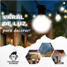 VARAL DE LUZ 50 METROS PRETO S/LAMPADAS - 1