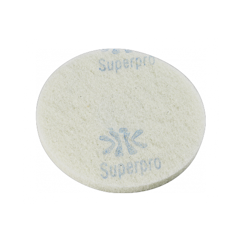 Disco Lustrador Branco 350 mm Bettanin para enceradeira Industrial BRANCO 350MM