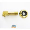 Ver imagem 1 de Suporte Ligação Misturador Banheira Chuveiro Deca Dourado - 4252003K100