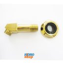 Ver imagem 3 de Suporte Ligação Misturador Banheira Chuveiro Deca Dourado - 4252003K100