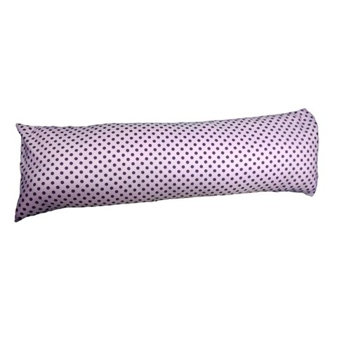 Travesseiro Estampado de Corpo Pequeno Infantil Xuxão Abraço 90x30 - Rosa poá