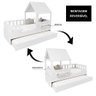 Bicama Casinha com Telhado Mdf e Grades Anatômica Branco Mobilistore - 5