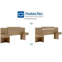 Ver imagem 2 de Cabeceira Cama Box Madeirado Casal/queen Urban C/ 2 Gavetas Noce/off White - Carraro