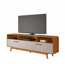 Ver imagem 2 de Rack Cristal Jcm Movelaria - Cinamomo/off