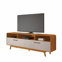 Ver imagem 2 de Rack Cristal Jcm Movelaria - Cinamomo/off