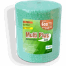Pano Multiuso Wave Multiplus - 29cm X 300m - 600 Folhas - 35g/m² - Verde - 1