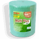 Ver imagem 1 de Pano Multiuso Wave Multiplus - 29cm X 300m - 600 Folhas - 35g/m² - Verde
