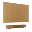 Ver imagem 3 de Rack com Painel Ripado para TV até 86 Polegadas 360cmx250cm Aruá CabeCasa MadeiraOriginals Marrom Jatobá