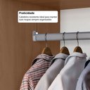 Ver imagem 4 de Closet Casal Salvo 4 Gavetas 7 Prateleiras Freijó/branco - Pnr Móveis