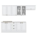 Ver imagem 1 de Cozinha Modulada Nova York 6 Peças Branco Hp – Henn