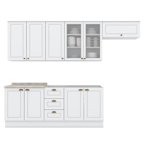 Cozinha Modulada Nova York 6 Peças Branco Hp – Henn