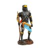 Escultura de orixá Oxossi Azul 25 cm em resina - 2