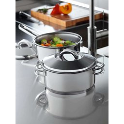 Panela Tramontina Solar em Aço Inox Fundo Triplo com Tampa e Cabo 16 Cm 1,4 L Tramontina - 5