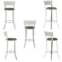 Ver imagem 5 de Banqueta Bistro para Bar, Cozinha, Balcão em Alumínio e Fibra Tc Zanutto 5 Unidades Marmore