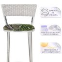 Ver imagem 3 de Banqueta Bistro para Bar, Cozinha, Balcão em Alumínio e Fibra Tc Zanutto 5 Unidades Marmore