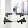 Suporte de Rodinhas para Maquina de Lavar Fogao Geladeira Eletromestico Base Ajustavel Antiderrapent - 3
