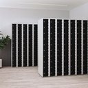 Ver imagem 1 de Armário Locker Porta Celular Aço 10 Portas com Chave