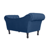 Namoradeira Sofá Decorativa Para Salão de Beleza Londres 160 Suede Azul Marinho DL Decor - 3