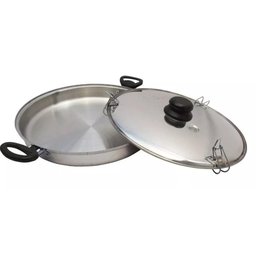 Frigideira Forma de Pizza 28cm Polida para Fogão - Fulgor - 2
