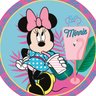 Toalha de Praia Infantil Redonda Minnie Califórnia - 2