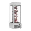 Ver imagem 1 de Expositor de Carnes Giratório Ilha Gelopar GEVG075 6 Prateleiras 6 Portas Branco 220V