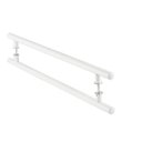 Ver imagem 1 de Puxador alumínio tubular redondo para portas 30x40cm branco