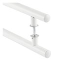 Ver imagem 4 de Puxador alumínio tubular redondo para portas 30x40cm branco