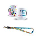Ver imagem 1 de Kit Sou Vovó de Autista Caneca + Chaveiro e Cordão Puzzle