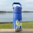 Ver imagem 5 de Garrafa Térmica Flip Straw Kids 500 Ml Iris Stanley