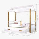 Ver imagem 3 de Bicama Montessoriana Kids Solteiro com Fio de LED