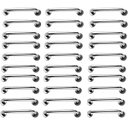 Ver imagem 1 de Barra de Apoio Aço Inox 40cm Kit 25 Unidades Suporte Idoso Gestante Acessibilidade Cadeirante Banhei