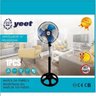 Ventilador de Chão Coluna Turbo Silencioso – Pedestal Oscilante com Hélice e Grade em Metal, 3 Veloc - 9