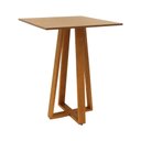 Ver imagem 1 de Mesa Bistrô Madri Madeira Maciça e Tampo Quadrado - Amêndoa - Tampo 80x80 Laminado Cinamomo